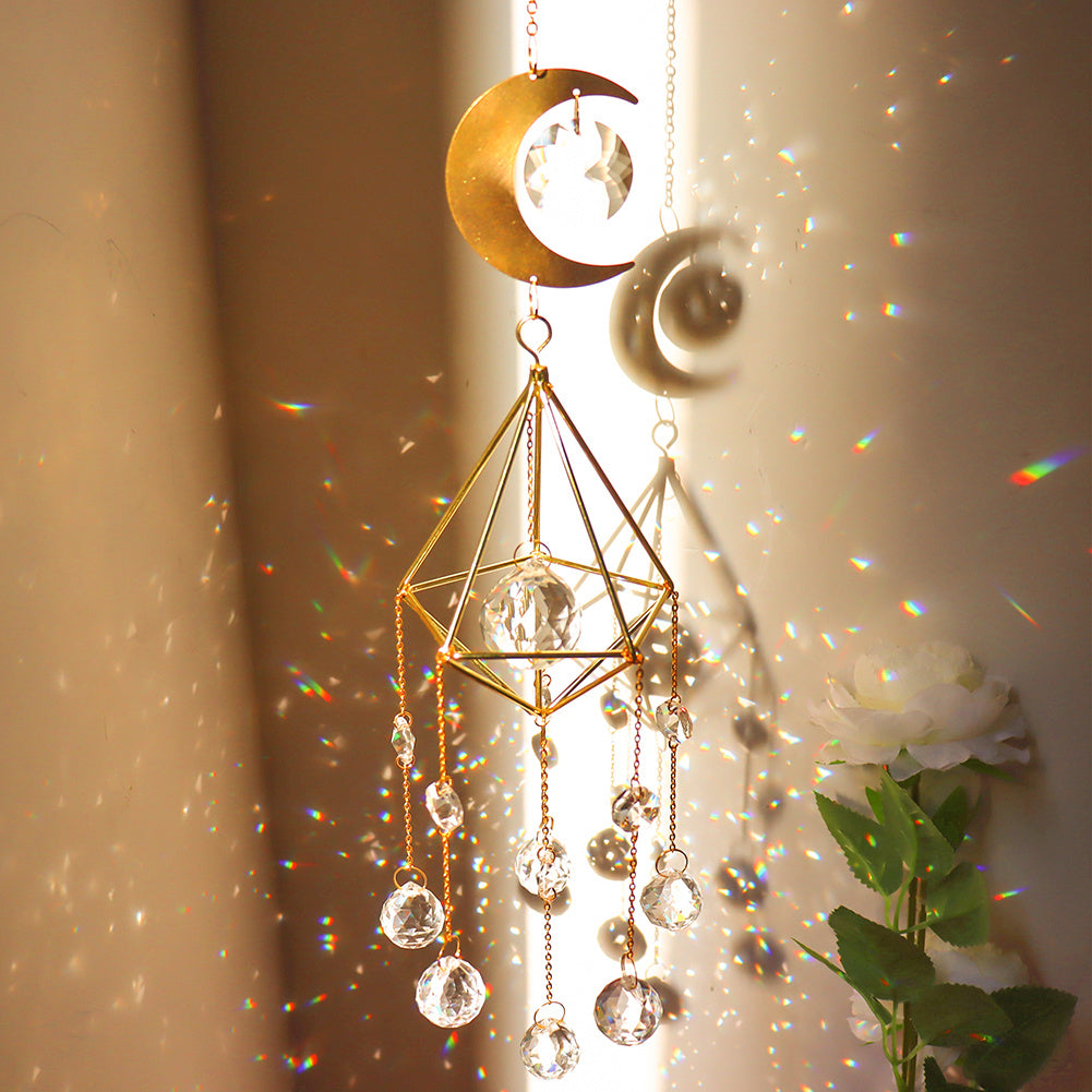 Crystals Big Wind Chime Prism Sun Light Catcher