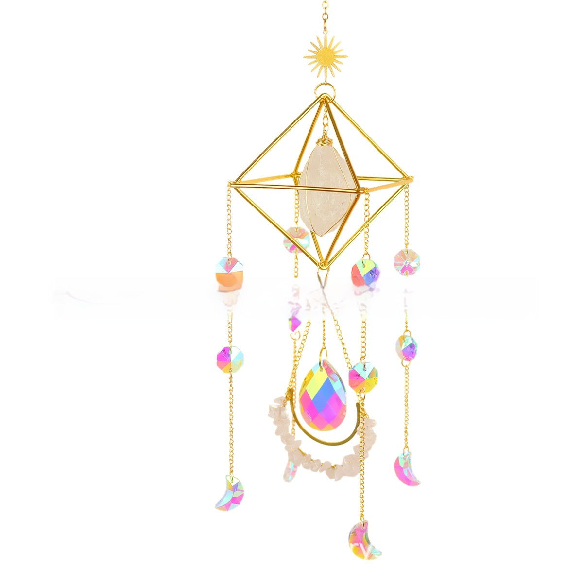 Crystal Sun Catcher Hanging Aurora Gem