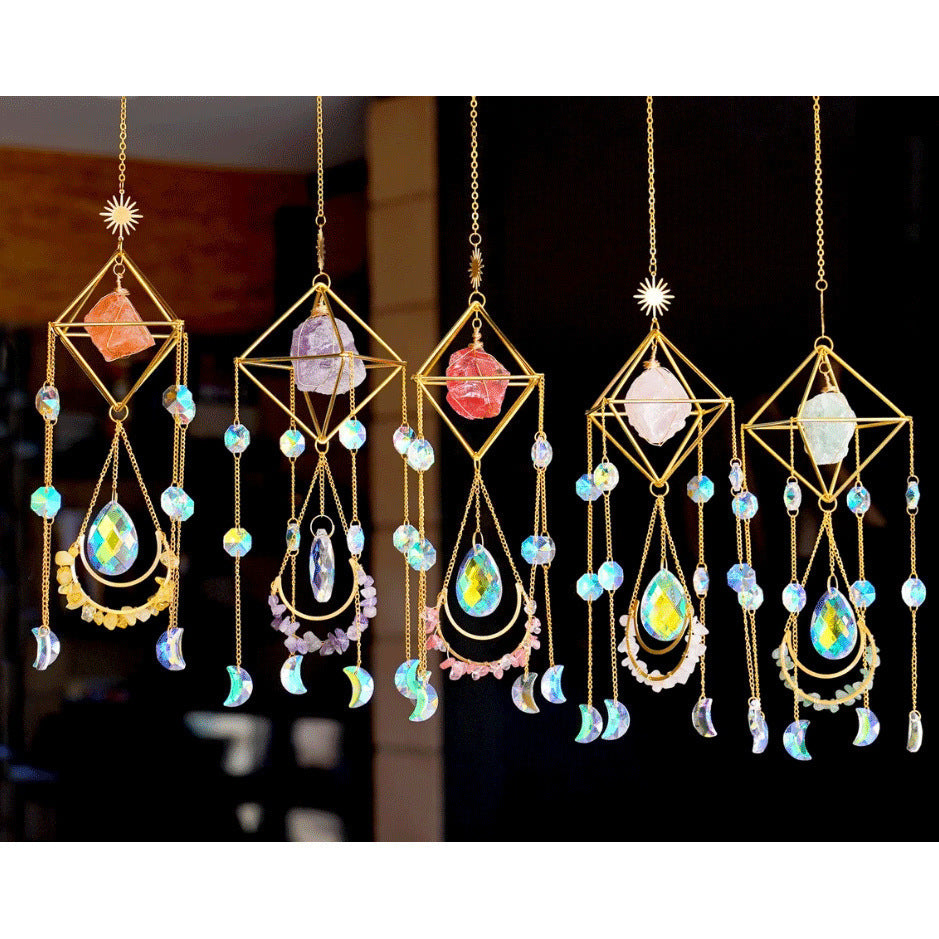 Crystal Sun Catcher Hanging Aurora Gem