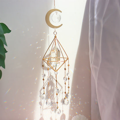 Crystals Big Wind Chime Prism Sun Light Catcher