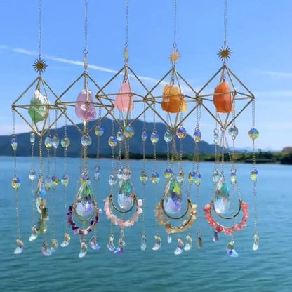 Crystal Sun Catcher Hanging Aurora Gem