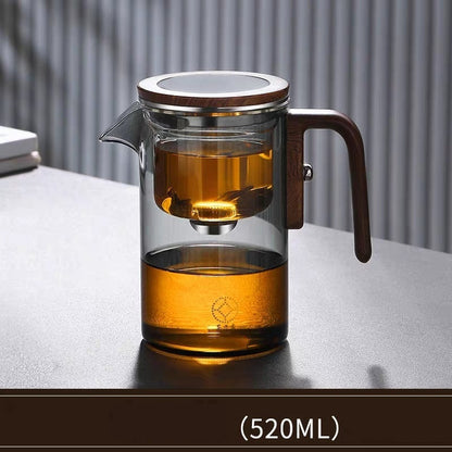 Tea Water Separation Full Glass Teapot Tea Set