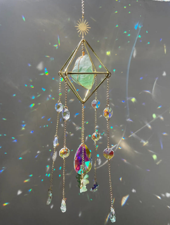 Crystal Sun Catcher Hanging Aurora Gem