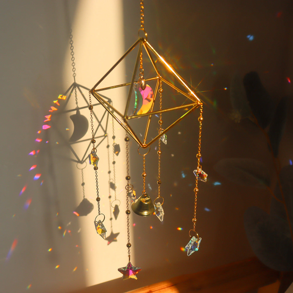 Crystals Big Wind Chime Prism Sun Light Catcher