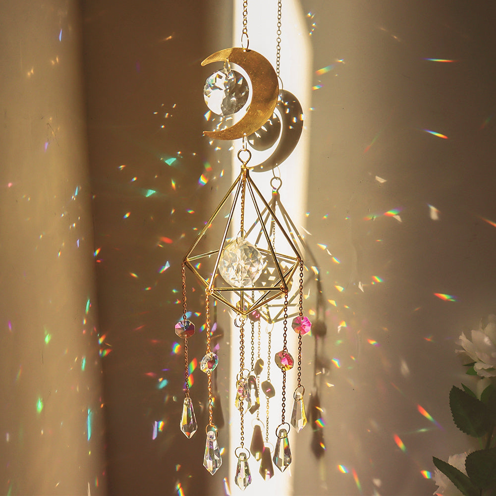 Crystals Big Wind Chime Prism Sun Light Catcher