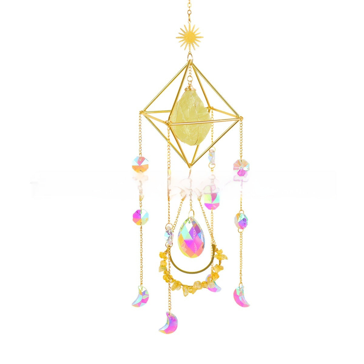 Crystal Sun Catcher Hanging Aurora Gem